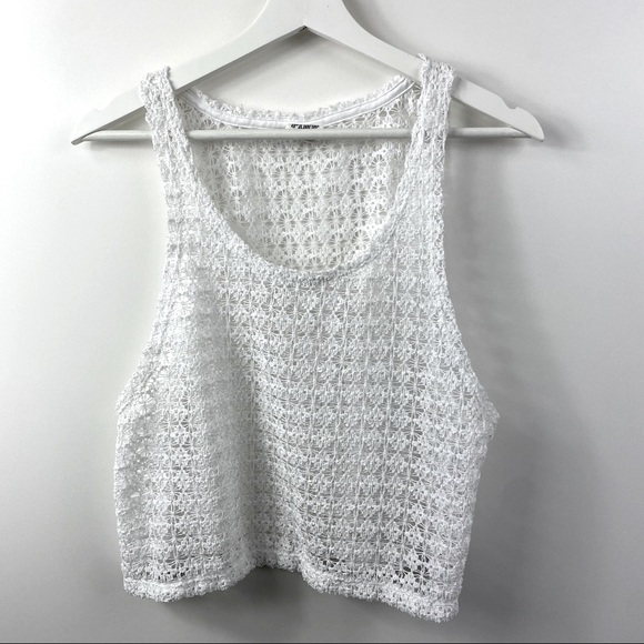 PINK Victoria's Secret Other - Pink Victoria’s Secret Coverup White Lace Size XS